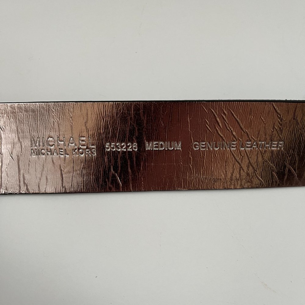 ❤️❤️ NEW ❤️❤️ Michael Michael Kors❤️ LIMITED EDITION Black Leather Suede Belt … - Picture 11 of 17